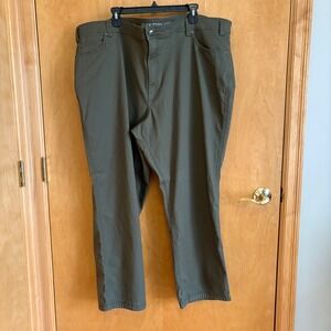 Duluth Flex Fire Hose Pants Mens 48x30 Olive Green Relaxed Fit 62752